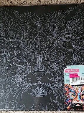 Paint By Number Cat Canvas Kit 11.8" Square New